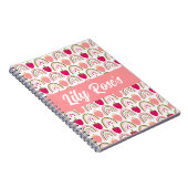 Individuelle Name Rainbow-Musterkinder Notizblock (Rechte Seite)