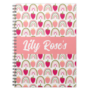 Individuelle Name Rainbow-Musterkinder Notizblock