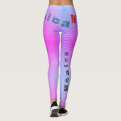 Individuelle Name Rainbow Wüste Leggings (Rückseite)