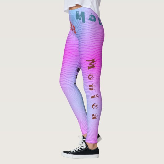 Individuelle Name Rainbow Wüste Leggings (Links)