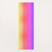 Individuelle Name Rainbow Yogamatte (Rückseite)