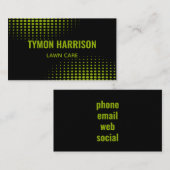 Individuelle Name Rasenpflege Visitenkarte (Vorne/Hinten)