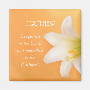 individuelle Name, RCIA feiern Glückwunsch Lily Magnet