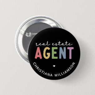 Individuelle Name Real Anwesen Agent   Geschenke v Button