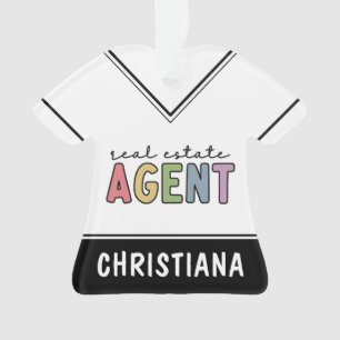 Individuelle Name Real Anwesen Agent   Geschenke v Ornament