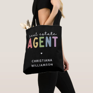 Individuelle Name Real Anwesen Agent Geschenke v Tasche