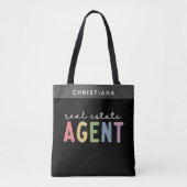 Individuelle Name Real Anwesen Agent | Geschenke v Tasche (Vorderseite)