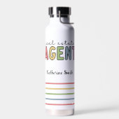 Individuelle Name Real Anwesen Agent | Geschenke v Trinkflasche (Links)