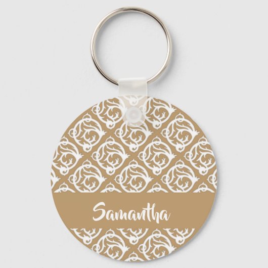 Individuelle Name-Reben Schlüsselanhänger (Vorderseite)