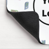 Individuelle Name-Rechenmuster Mousepad (Ecke)