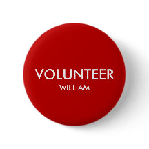 Individuelle Name Red Volunteer