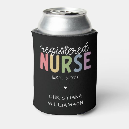 Individuelle Name Registriert Krankenversicherung Dosenkühler (Kanne Rückseite)