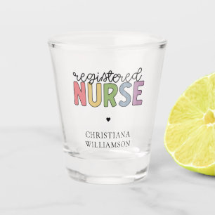 Individuelle Name Registriert Krankenversicherung Schnapsglas