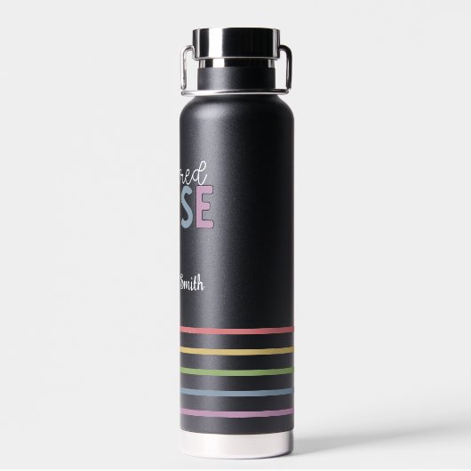 Individuelle Name Registriert Krankenversicherung Trinkflasche (Rückseite)