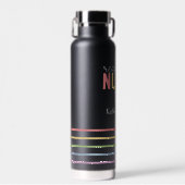 Individuelle Name Registriert Krankenversicherung  Trinkflasche (Vorne)