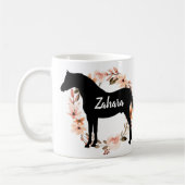 Individuelle Name Reiten Coff Kaffeetasse (Links)
