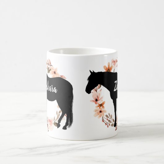 Individuelle Name Reiten Kaffeetasse (Mittel)