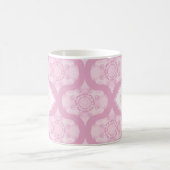 Individuelle Name Retro 1970er Preppy in Pink Mand Kaffeetasse (Mittel)