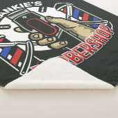 Individuelle Name Retro Barber Shop Pole Barbersho Sherpadecke (3/4)