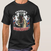 Individuelle Name Retro Barber Shop Pole Barbersho T-Shirt