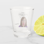 Individuelle Name RETRO-COMICEN Schnapsglas (Rückseite)