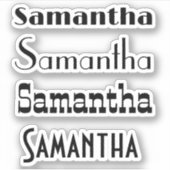 Individuelle Name-Retro-Decal-Notebooklabel Aufkleber (Vorderseite)