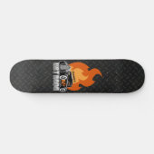 Individuelle Name Retro Frisierte Auto Coupé Racin Skateboard (Horizontal)