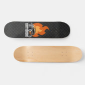 Individuelle Name Retro Frisierte Auto Coupé Racin Skateboard (Horizontal)