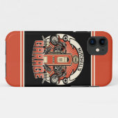 Individuelle Name Retro Gaspumpe Motorradfahrer Ga Case-Mate iPhone Hülle (Rückseite (Horizontal))