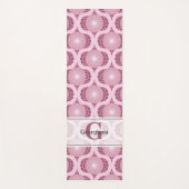 Individuelle Name Retro Radiant Dusky Rose Dot Man Yogamatte (Vorderseite)
