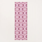 Individuelle Name Retro Radiant Dusky Rose Dot Man Yogamatte (Rückseite)