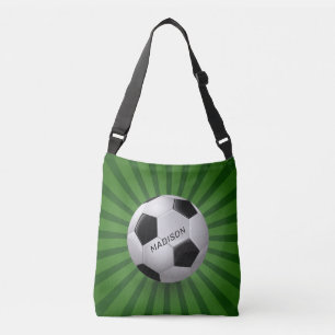 individuelle Name Retro Soccer Ball Taschen
