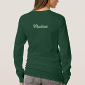 Individuelle Name Rette die Erde T-Shirt (Rückseite)