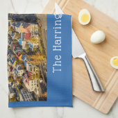 Individuelle Name Reykjavik Island Geschirrtuch (Viertel Falte)