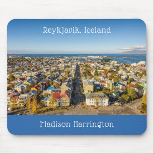 Individuelle Name Reykjavik Island Mousepad