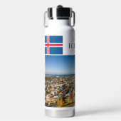 Individuelle Name Reykjavik Island Trinkflasche (Vorderseite)