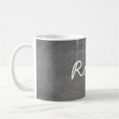 Individuelle Name Robin Chalkboard Typografie Kaffeetasse (Links)