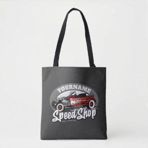 Individuelle Name Rockabilly Roadster Speed Shop G Tasche
