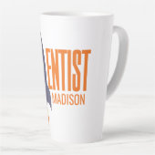 Individuelle Name Rocket Scientist Milchtasse (Rechte Ecke)