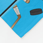 Individuelle Name Rockhockeyschläger Fleecedecke (Ecke)