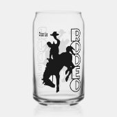 Individuelle Name Rodeo Dosenglas (Vorderseite)