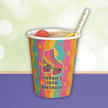 Individuelle Name Roller Skaten Girl Geburtstagspa