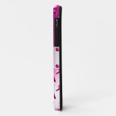 Individuelle Name rosa Diamantblech Stahl Case-Mate iPhone Hülle (Hinten/Links)