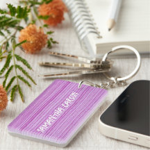 Individuelle Name rosa Streifen mit Textilien