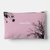 Individuelle Name Rosa Zubehörtasche (Rückseite)