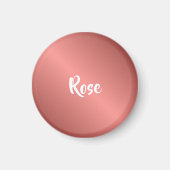 Individuelle Name Rose Gold Magnet (Vorne)