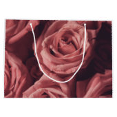 Individuelle Name Rose Happy Birthday Frauen Mädch Große Geschenktüte (Rückseite)