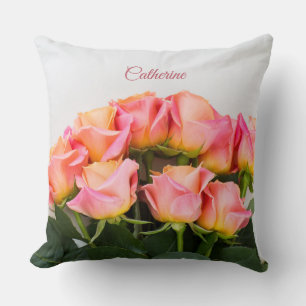 Individuelle Name-Rose Kissen