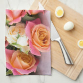 Individuelle Name Rose Küchenhandtuch Geschirrtuch (Viertel Falte)