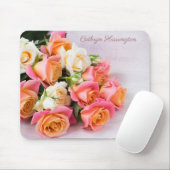Individuelle Name-Rose-Mauspad Mousepad (Mit Mouse)